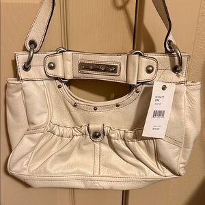 Kathy Van Zeeland Bone Shoulder Bag
